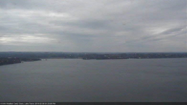 Lake Travis webcam, February 8, 2019 12:35 PM CT