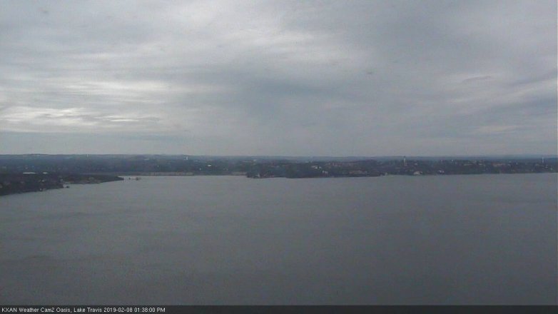 Lake Travis webcam, February 8, 2019 12:40 PM CT