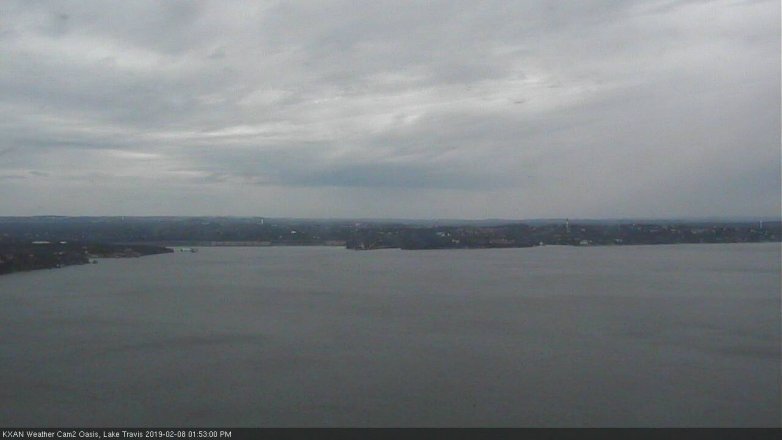 Lake Travis webcam, February 8, 2019 12:55 PM CT