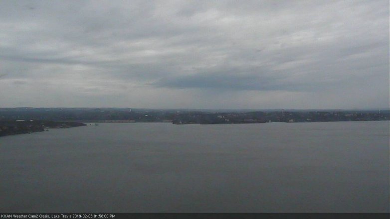 Lake Travis webcam, February 8, 2019 1:00 PM CT