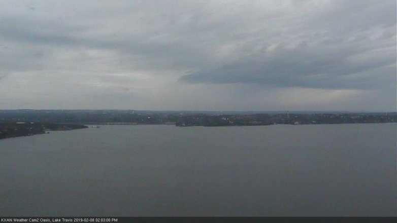 Lake Travis webcam, February 8, 2019 1:05 PM CT