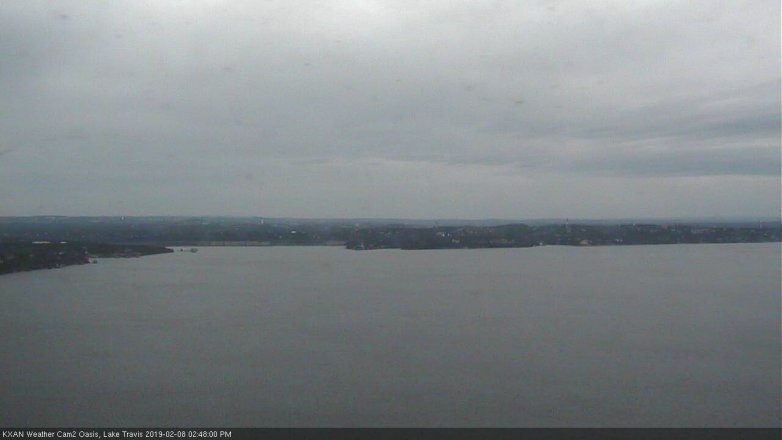 Lake Travis webcam, February 8, 2019 1:50 PM CT