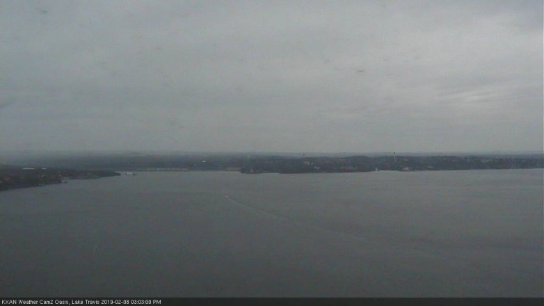 Lake Travis webcam, February 8, 2019 2:05 PM CT