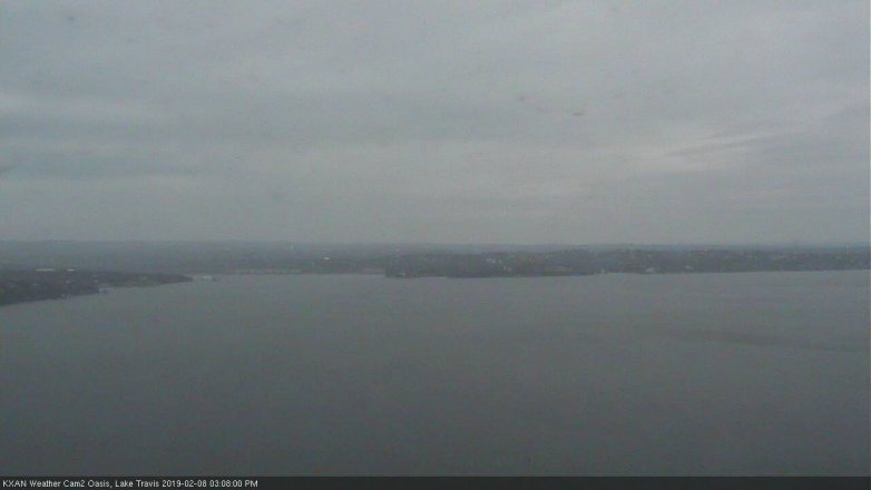 Lake Travis webcam, February 8, 2019 2:10 PM CT