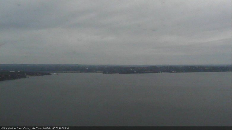 Lake Travis webcam, February 8, 2019 2:20 PM CT