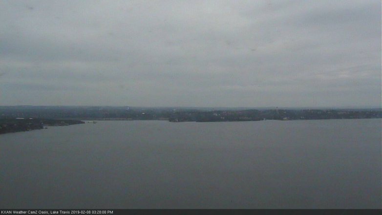 Lake Travis webcam, February 8, 2019 2:30 PM CT