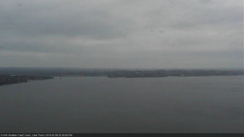 Lake Travis webcam, February 8, 2019 2:40 PM CT