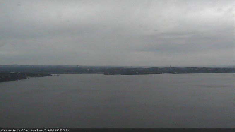 Lake Travis webcam, February 8, 2019 3:00 PM CT
