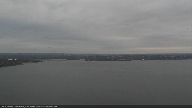 Lake Travis webcam, February 8, 2019 4:05 PM CT