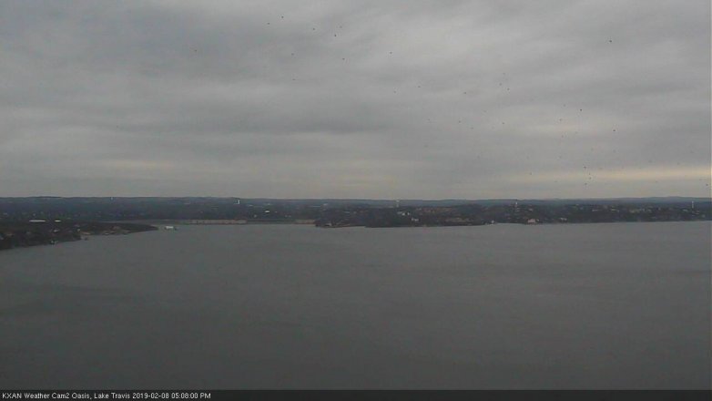 Lake Travis webcam, February 8, 2019 4:10 PM CT