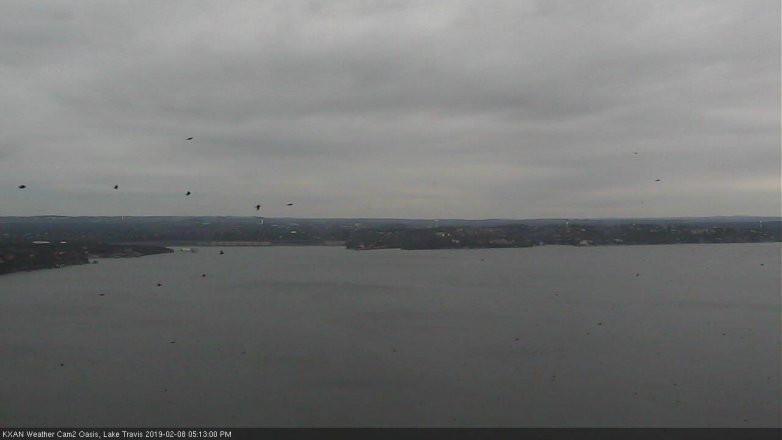Lake Travis webcam, February 8, 2019 4:15 PM CT