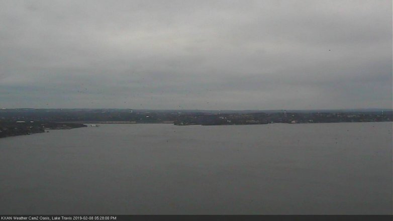 Lake Travis webcam, February 8, 2019 4:30 PM CT