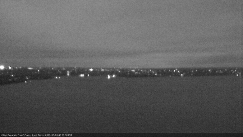 Lake Travis webcam, February 8, 2019 5:40 PM CT