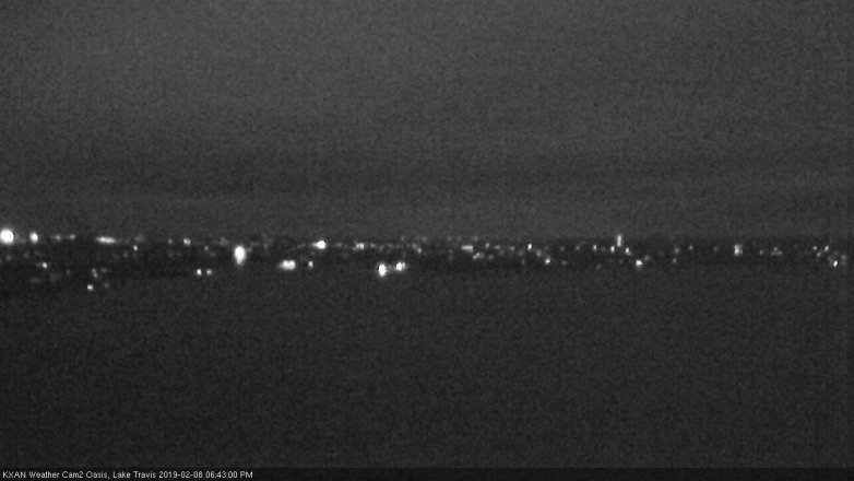 Lake Travis webcam, February 8, 2019 5:45 PM CT