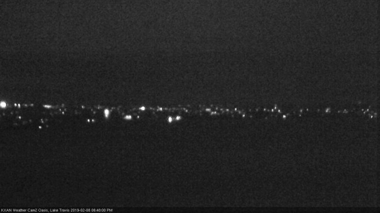 Lake Travis webcam, February 8, 2019 5:50 PM CT