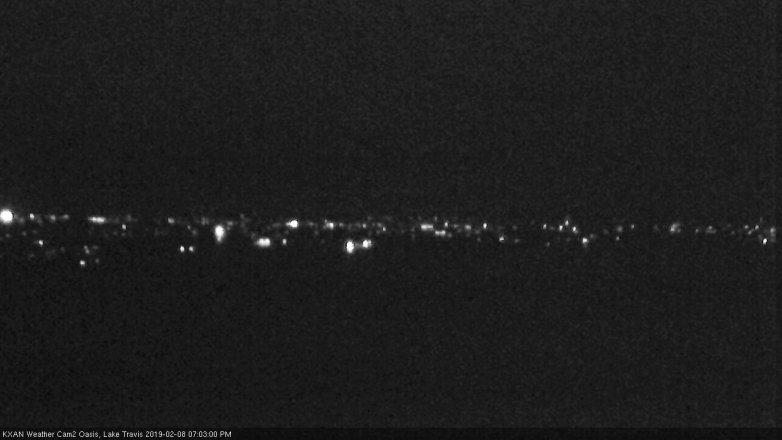 Lake Travis webcam, February 8, 2019 6:05 PM CT