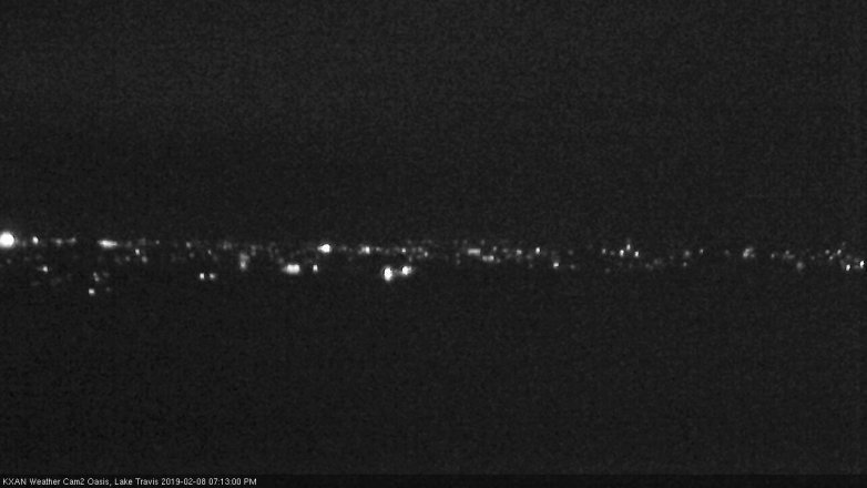 Lake Travis webcam, February 8, 2019 6:15 PM CT