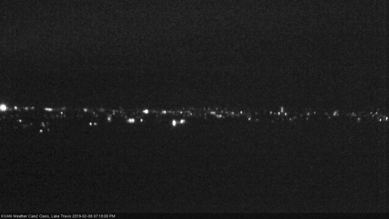 Lake Travis webcam, February 8, 2019 6:20 PM CT