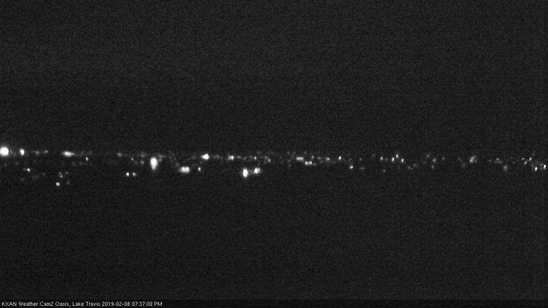 Lake Travis webcam, February 8, 2019 6:40 PM CT