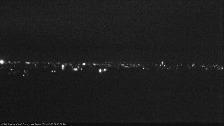 Lake Travis webcam, February 8, 2019 7:15 PM CT