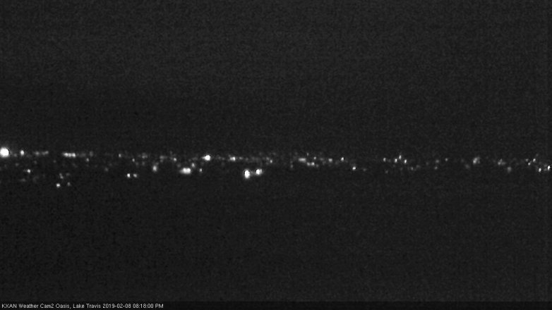 Lake Travis webcam, February 8, 2019 7:20 PM CT