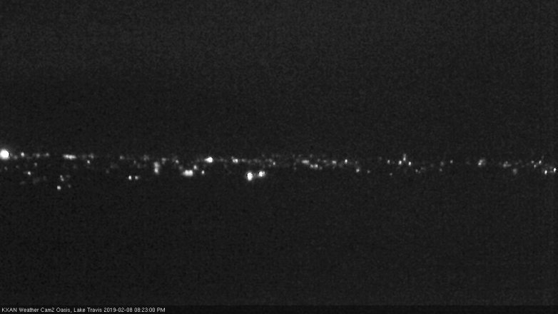 Lake Travis webcam, February 8, 2019 7:25 PM CT