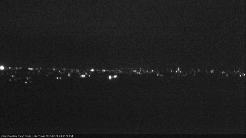 Lake Travis webcam, February 8, 2019 7:35 PM CT