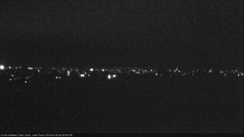 Lake Travis webcam, February 8, 2019 7:40 PM CT