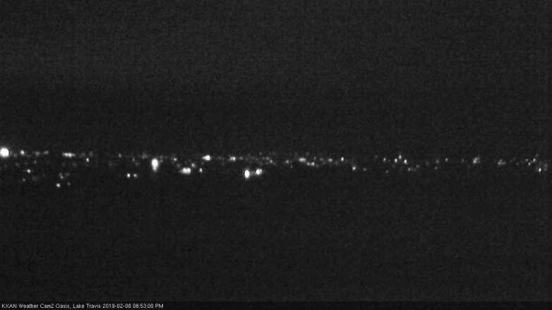 Lake Travis webcam, February 8, 2019 7:55 PM CT