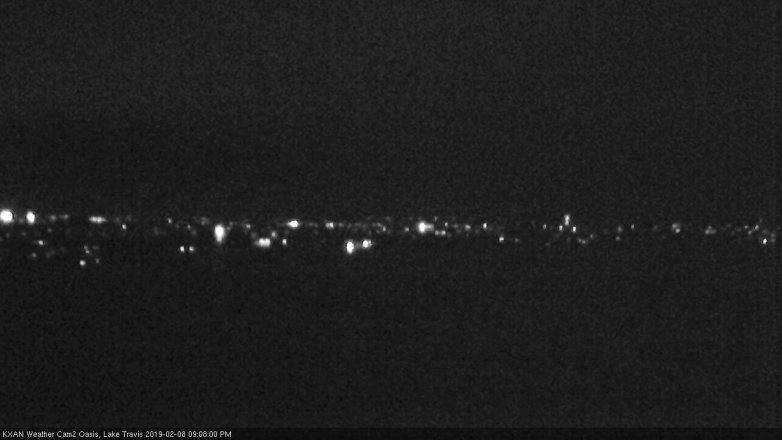 Lake Travis webcam, February 8, 2019 8:10 PM CT