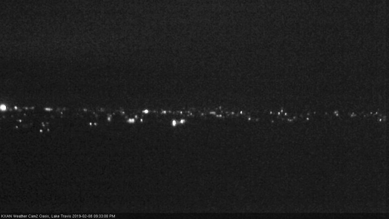 Lake Travis webcam, February 8, 2019 8:35 PM CT