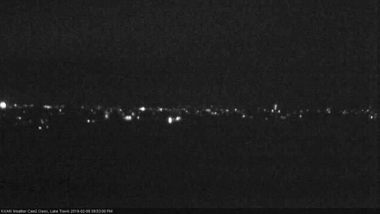 Lake Travis webcam, February 8, 2019 8:55 PM CT