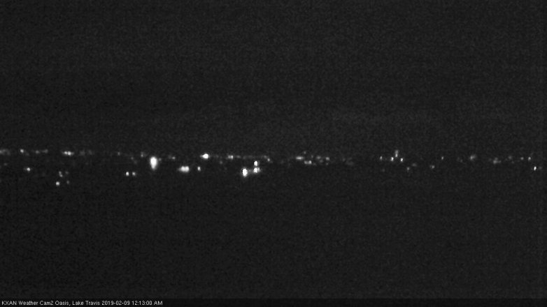 Lake Travis webcam, February 8, 2019 11:15 PM CT