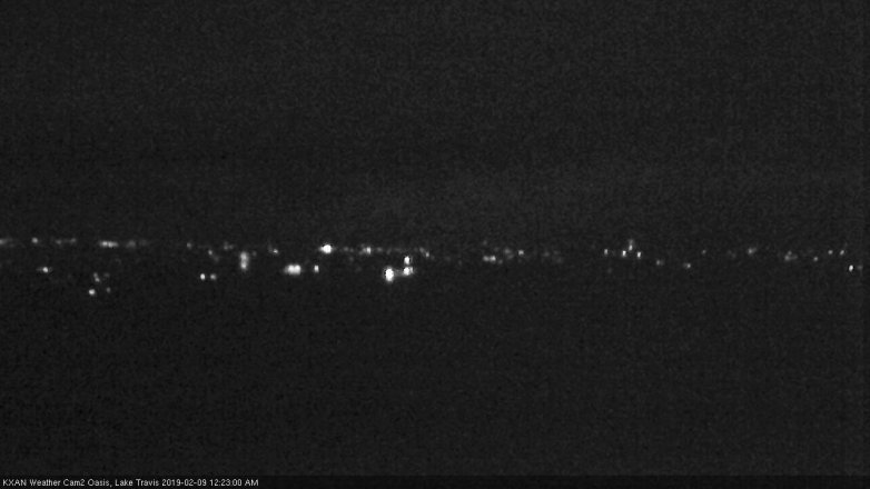 Lake Travis webcam, February 8, 2019 11:25 PM CT