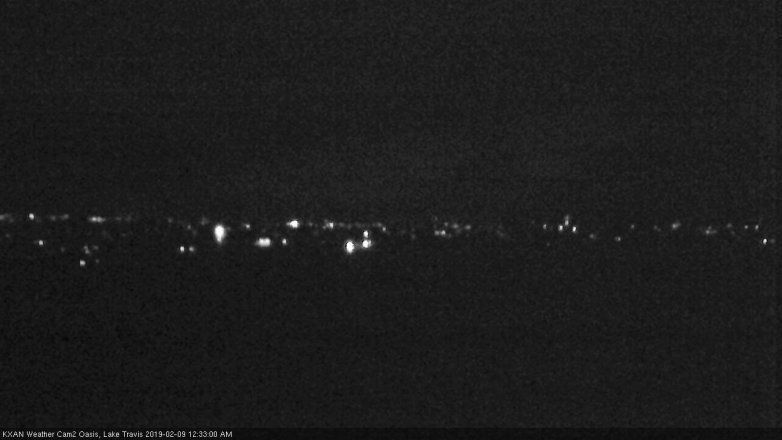 Lake Travis webcam, February 8, 2019 11:35 PM CT