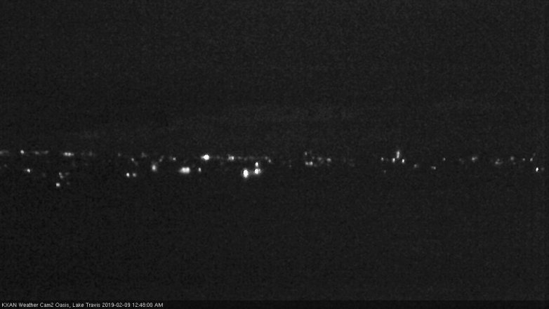 Lake Travis webcam, February 8, 2019 11:50 PM CT