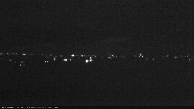 Lake Travis webcam, February 8, 2019 12:00 AM CT