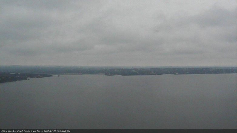 Lake Travis webcam, February 9, 2019 9:35 AM CT
