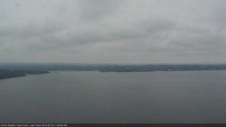 Lake Travis webcam, February 9, 2019 10:10 AM CT
