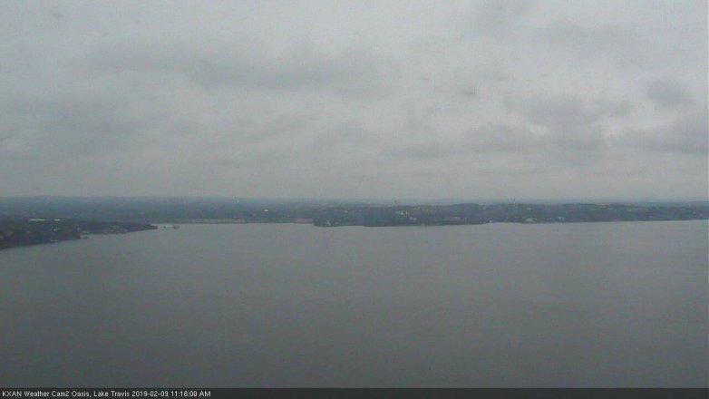 Lake Travis webcam, February 9, 2019 10:20 AM CT