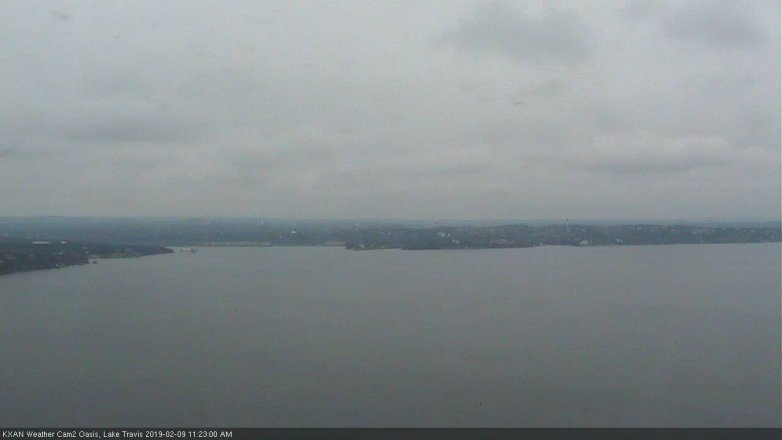 Lake Travis webcam, February 9, 2019 10:25 AM CT