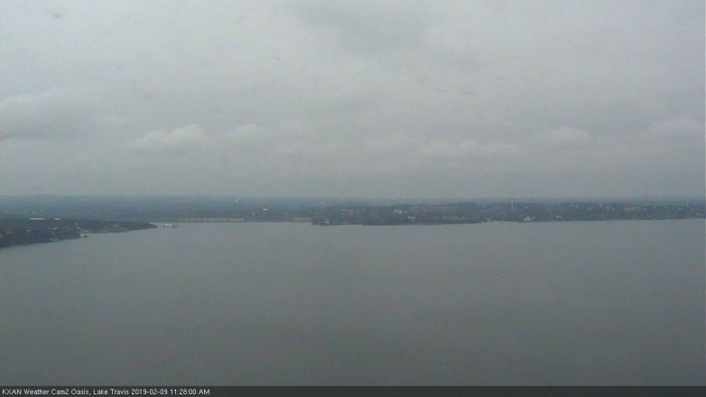 Lake Travis webcam, February 9, 2019 10:30 AM CT