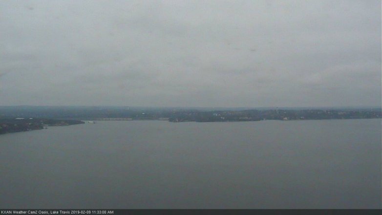 Lake Travis webcam, February 9, 2019 10:35 AM CT