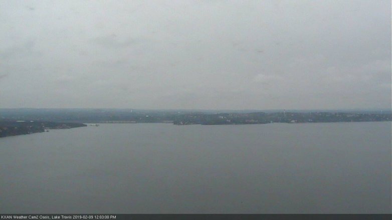 Lake Travis webcam, February 9, 2019 11:05 AM CT