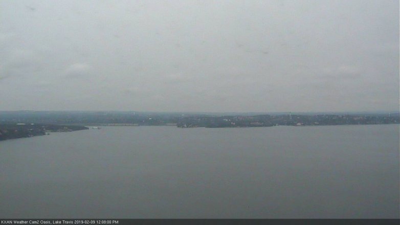 Lake Travis webcam, February 9, 2019 11:10 AM CT