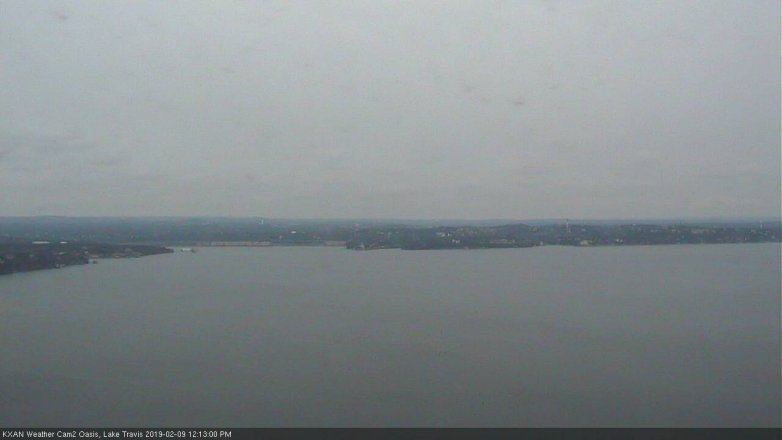 Lake Travis webcam, February 9, 2019 11:15 AM CT