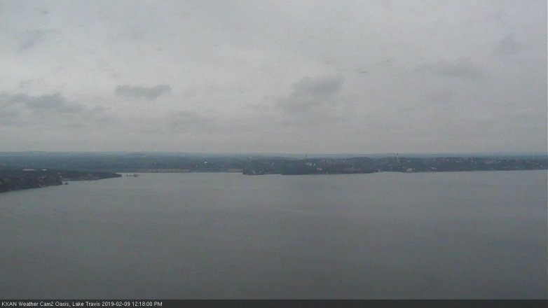 Lake Travis webcam, February 9, 2019 11:20 AM CT