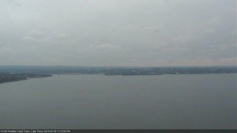 Lake Travis webcam, February 9, 2019 11:35 AM CT