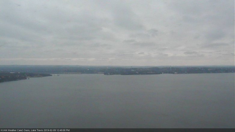 Lake Travis webcam, February 9, 2019 11:50 AM CT