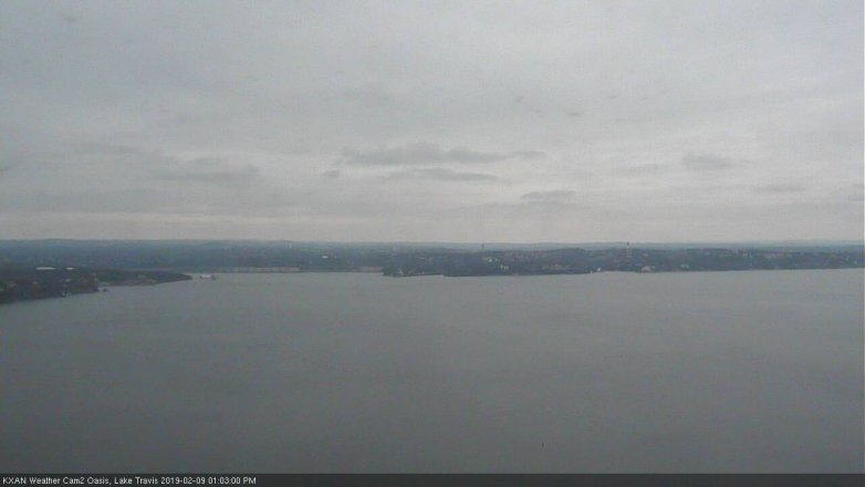 Lake Travis webcam, February 9, 2019 12:05 PM CT